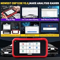 Launch obd2 Diagnosegerät CRP123E V3.0 Fehlercode-Scanner,professioneller Kfz-Codeleser 4-Systemdiagnosen(Motor SRS at ABS) mit 7 Reset (ABS-Blutung/Öl/SAS/Throttle/DPF/EPB/Battery Reset) CAN FD&DOIP – Ansicht 4