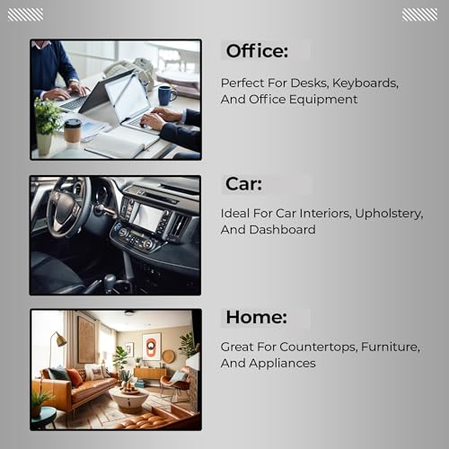 Image of Porslin Car Interior Cleaning Brush Combo (2 Pcs Pack) - AC Vent Cleaning Brush & Scratch-Free Microfiber Car Duster, Dashboard Dust Cleaner, Auto Detailing Accessories for Car, PC, Laptop & Keyboard