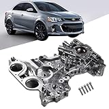 25199424 Engine Timing Cover Compatible with Chevy Cruze Sonic Trax 2011-2021, Encore 2015-2019 4 Cyl 1.4L Timing Chain Oil Pump Cover #Replaces 55562788, 25194353, 55565338