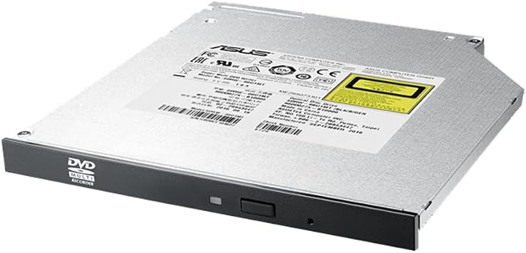 ASUS SDRW-08U1MT 9.5mm Ultra Slim Internal DVD Writer with M-DISC Support for Lifetime Data Backup SDRW-08U1MT/BLK/B/GEN