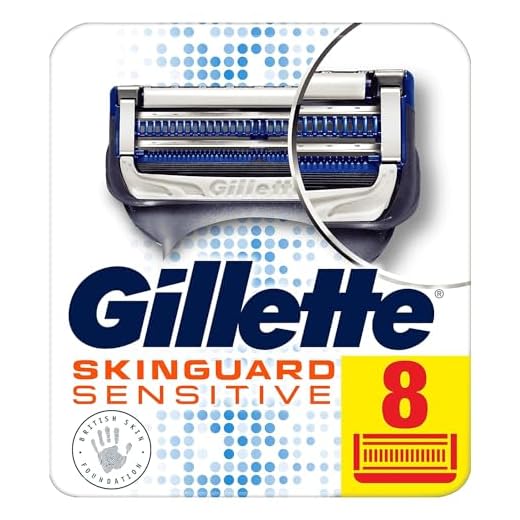 Gillette SkinGuard Sensitive Rakblad, Paket med 8