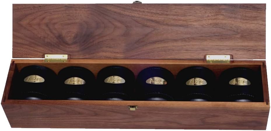 Tор Brаndѕ Golden Gate Dice Cup Set of Six in Walnut Presentation Case Includes Thirty White Dice and a Book of Dice Games (Includes Liar's Dice) (Dice Cup Set with Personalized Brass Plates) Lіmіtеd Dіѕсоunt Golden Gate Dice Cup Set of Six in Walnut Presentation Case Includes Thirty White Dice and a Book of Dice Games (Includes Liar's Dice) (Dice Cup Set with Personalized Brass Plates)