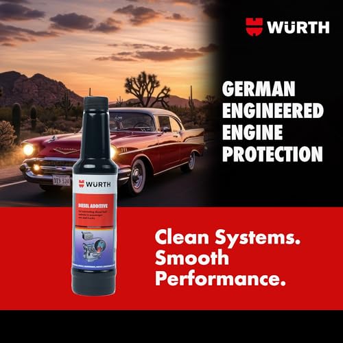 Image of Wuerth Engine Oil Additive 250ml - German Engine Protection | Reduces Friction, Improves Mileage, Cleans Oil Circuit & Improves Fuel Efficiency | for 5L Oil