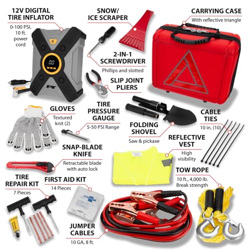 Kit Premium de Asistencia Vial Performance Tool 44 Piezas miniatura 2