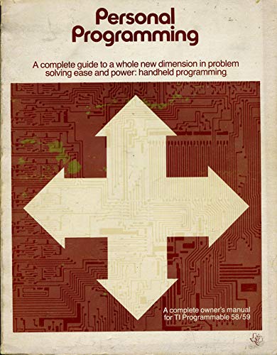 PERSONAL PROGRAMMING A COMPLETE GUIDE TO A WHOL... B003YEJOZQ Book Cover