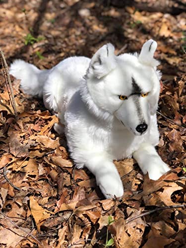 Auswella® Oswego™ Plush Artic Wolf- Stuffed Animal Wolves #TOP2