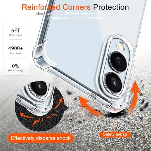 Image of ShieldTech Transparent Mobile Phone Case Cover for Samsung Galaxy S26 Edge 5G | Camera & Screen Protection | Anti Yellow Flexible TPU Back Cover Case for Samsung Galaxy S26 Edge