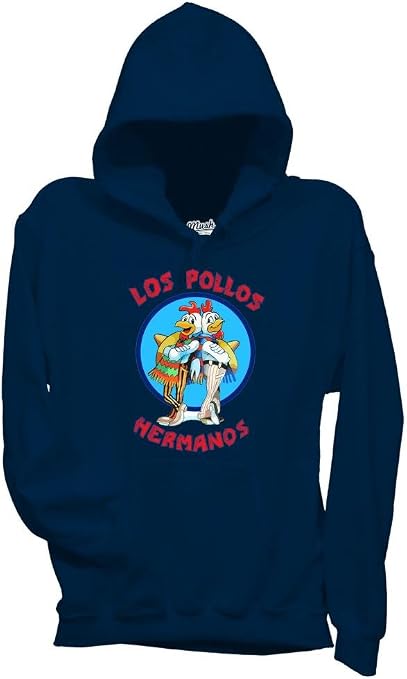 MUSH Felpa Los Pollos Hermanos Breaking Bad-Serie TV by Dress Your Style -  Bambino-XL-Blu Navy : Amazon.it: Abbigliamento