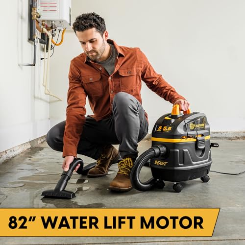Vacmaster Professional Beast Series VFB511H 0201 5-Gallon 5.5 Peak HP Wet/Dry Vac, Black by Vacmaster - Image 5