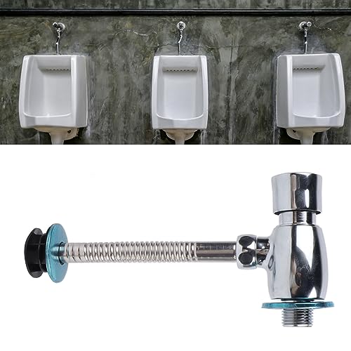 Syrisora Urinal Flush Valve Push Button Rust Proof Brass Manual Toilet Flush Valve for Bathroom Public Place - Image 2