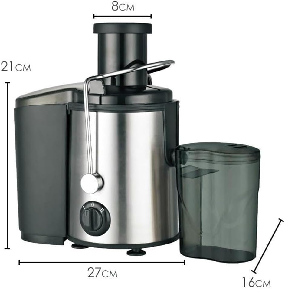 Electric Cold Press Juicer,800W Centrifugal Juicer, with 2 Speed Settings, Extractor Quick Juicing Whole Fruit and Vegetable