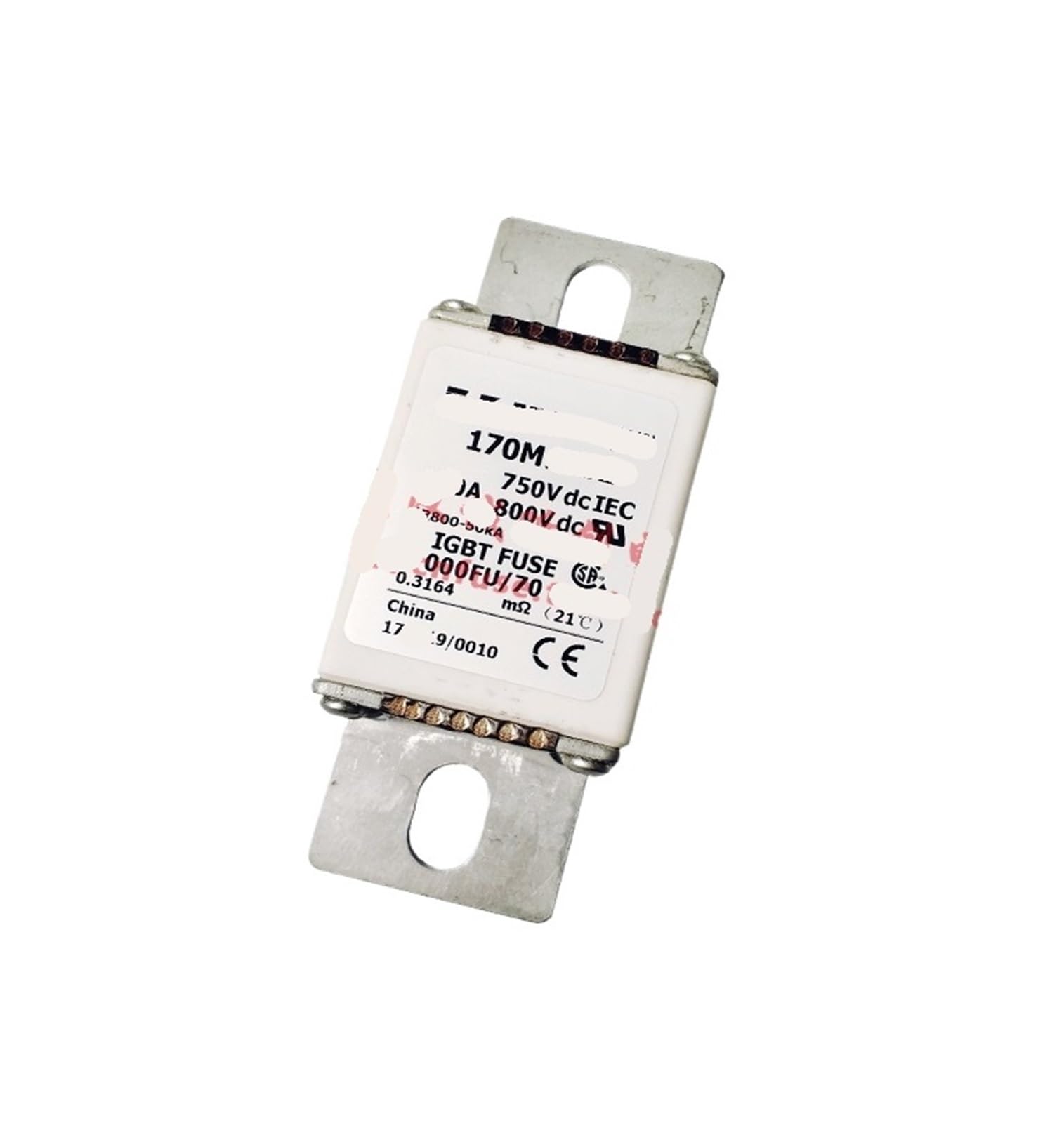 Fusible 170M1752 40A cartouche ultra rapide pour onduleur triphasé - 2