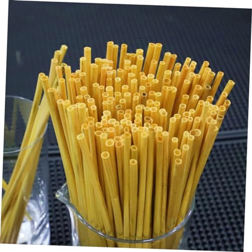 Pitillos desechables de trigo chocolate 100 pcs miniatura 5