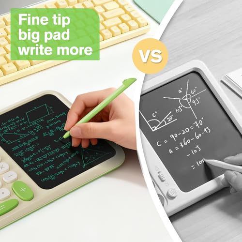 ROATEE Taschenrechner Kinder Nicht programmierbarer Schule große Tasten taschenrechner groß grüner Basisrechner für Schüler