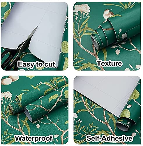 Image of Moroccan Tile Stickers | Waterproof Self Adhesive Peel & Stick Tile Decals for Kitchen Backsplash, Bathroom Wall, Floor, Furniture & Glass (8x8 Inch, Design 61)