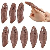 8pcs Novelty Toys Finger Slingshot Fake Poop Toy Fingers Stretchy Funny Rubber for Flying and Party