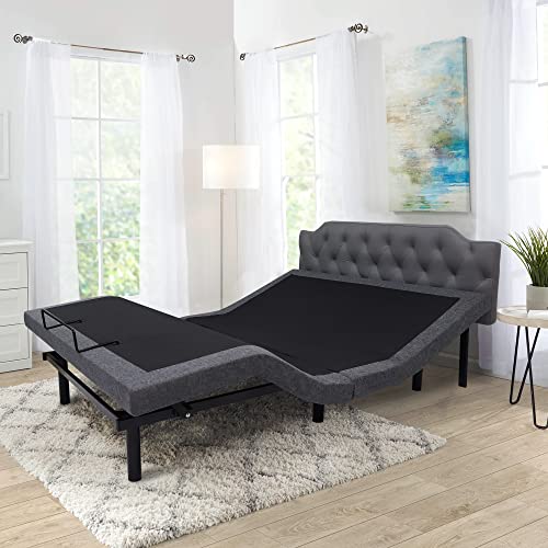 Shsycer Adjustable Bed Base, Queen Size, Adjustable Bed Frame With Dual Massage, Head And Foot Incline, Wireless Remote, Usb Ports, Zero Gravity/Programmable Memory/Anti-Snore Mode & Led Nightlight #TOP1