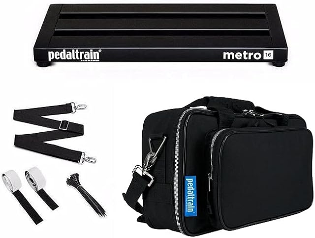 Pedaltrain PT-M16-SC Metro 16 with Soft Case 3 Rails - 16 x 8