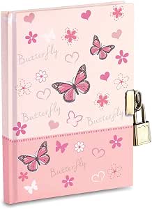 Secret Diary 14.5 x 18 cm with Metal Lock and 2 Keys : Amazon.es ...