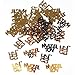 Gold Mazel Tov in Hebrew & English Confetti, Jewish Decorations for Wedding, Engagement, Bar Mitzvah, Bat Mitzvah Parties