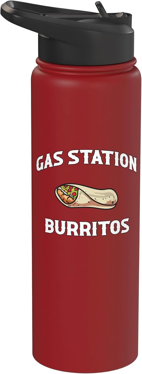 Gas Station Burritos Stainless Steel Insulated Water Bottle