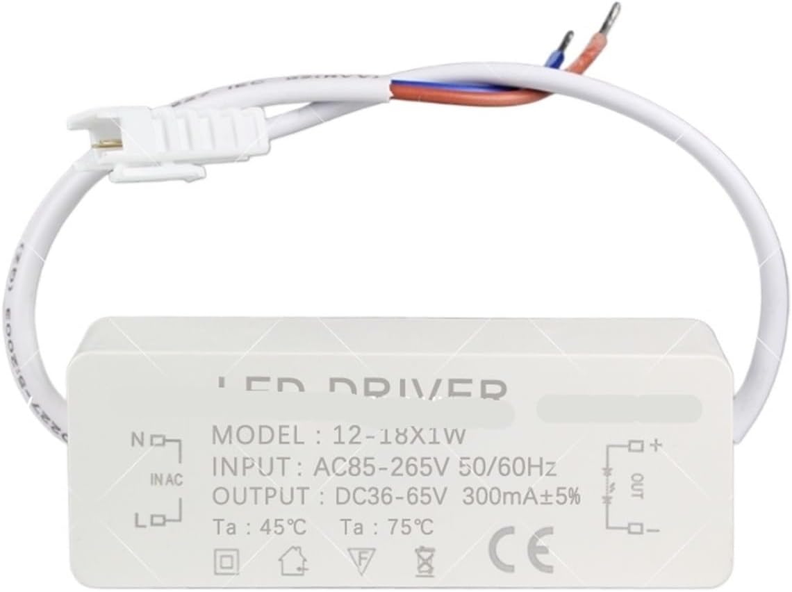 1PCS LED Power Driver Adapter AC85-265V(4-7W(300mA))
