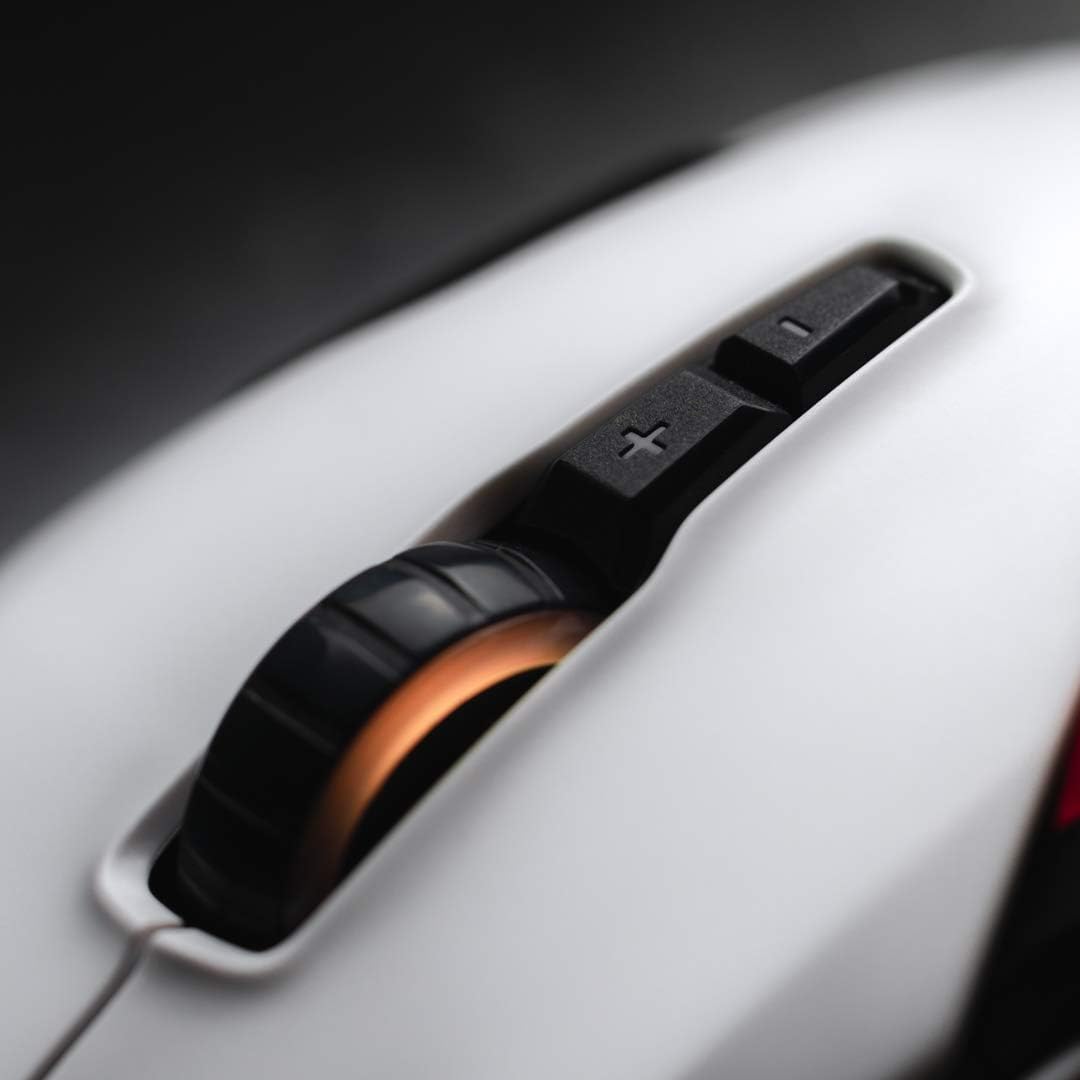 ROCCAT KONE AIMO - RGBA Smart Customization Gaming Mouse, White