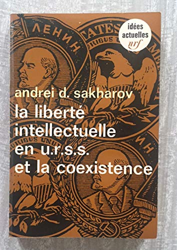 Progress, Coexistence and Intellectual Freedom ... [French] B001PCA0SO Book Cover