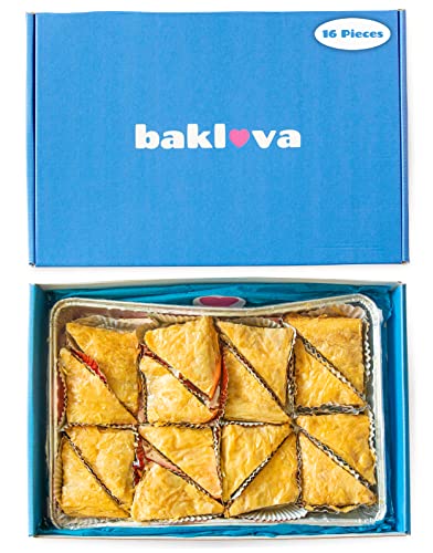 Bakluva 16-Piece Baklava Pastry Dessert Gift Box - (16) Large