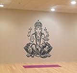 STICKERSFORLIFE Ik417 Wall Decal Sticker Room Decor Wall Art Mural Indian God Om Elephant Hindu...