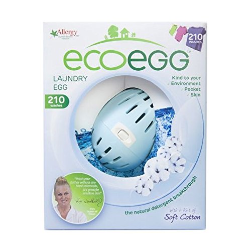 Ecoegg Wasserij Ei Zacht Katoen 210 Wast x 2 (Pack van 2)