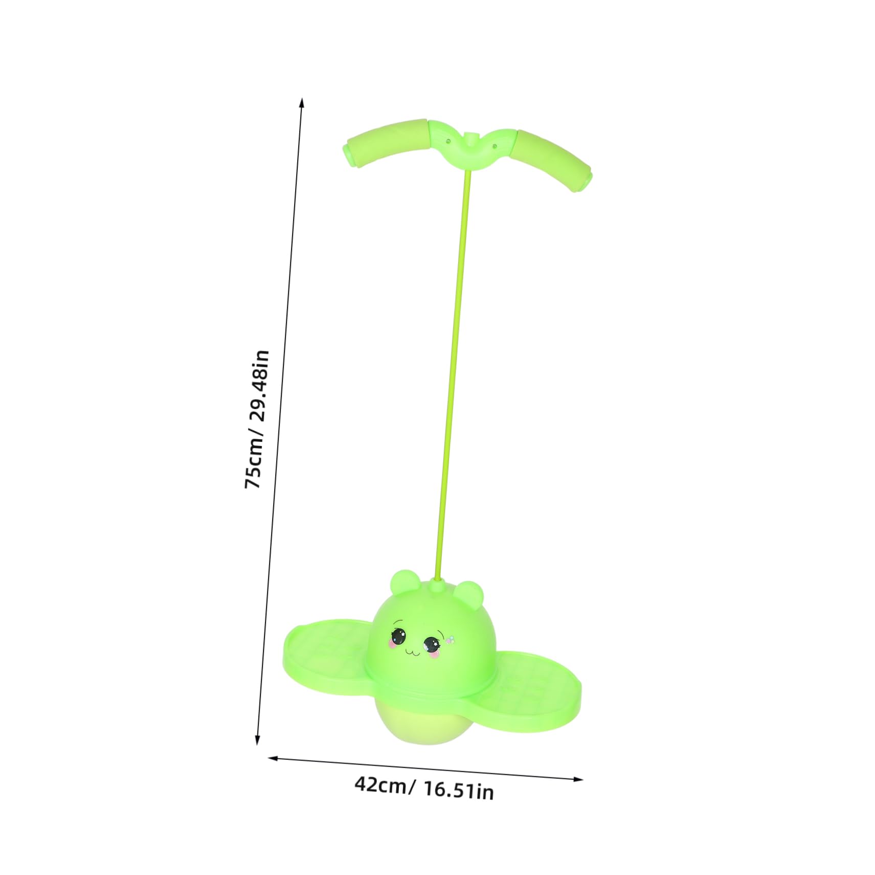 Hemoton Jumping Activation Ball Fitness Jumping Ball Bounce Jump Stick Soft Comfortable Use