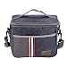 Produktbild MAGT Mittagessen Kühltasche, Tragbare Tote Thermal-Tasche Cooler Lunchbox Reise Picknick Lagerung Lebensmittel Box Tasche for Männer Frauen Arbeit for Kinder (Farbe : Blau)