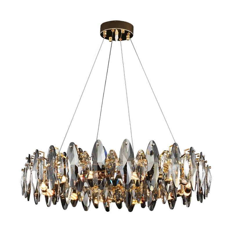 Lustre en cristal moderne pour créer un salon chaleureux
