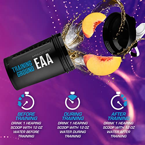 Efx Sports Training Ground Eaa | Essential Amino Acids Supplement | Energy & Protein Synthesis | Pre, Intra, Or Post Workout | 40 Servings (Georgia Peach) #TOP4