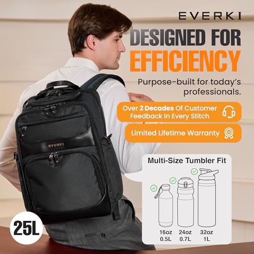 Image of Everki Onyx Premium Business Executive Laptop Backpack