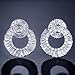 Fashion Celebrity Design Elegant Statement Rhinestone Jewelry Dangle Drop Earrings Studs