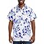 Hibiscus Design|white|indigo|blue