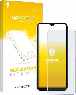 upscreen Anti-Glare Screen Protector compatible with Vivo Y02 Protection Film Matte