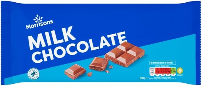 Cadbury Dairy Milk Whole Nut Chocolate Bar, 200g On