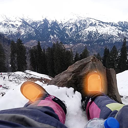 Body Toe Warmer with Adhesive Provide 8 Hours Heating, Instant Hand Warmers 10 Packs and 7 Pairs Air Activated Disposable Insole Foot Warmers Long Lasting Safe Natural Odorless Keep Hand Foot Warm - Thumbnail 7