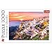 Produktbild Trefl 10435 Santorin 1000 Teile, Premium Quality, für Erwachsene und Kinder ab 12 Jahren Puzzle Sonnenuntergang über Santorini, Farbig