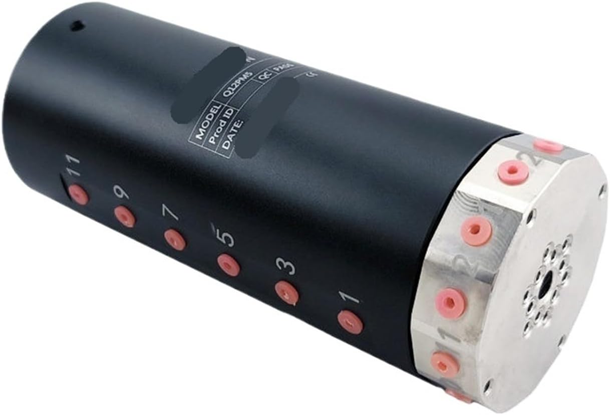 Pneumatic Rotary Slip Ring 12-Channel tracheal Joint high Precision