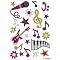 Paper House Productions – 24-teiliges Scrapbook-Sticker-Set Mit Musiknoten Und Notenschlüssel Zum Dekorieren