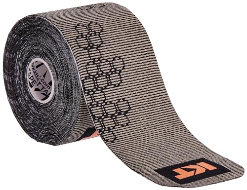 KT Tape Kinesiologie-Tape, KTPROX20 PRO Oxygen 20, Titan, 20 Stück, Keine Schere erforderlich, reißfest, schweiß- und wasserabweisend, stark klebend, sanft zur Haut