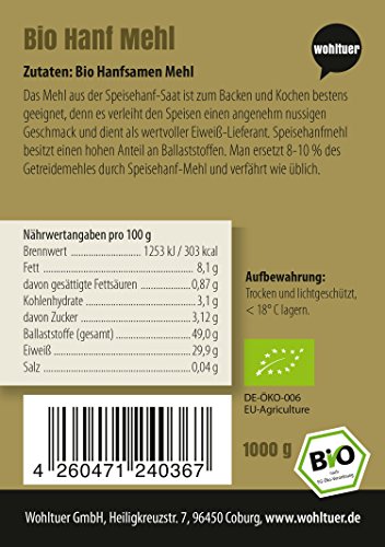 Hanfmehl Bio aus Österreich – Gemahlene Bio Hanfsamen