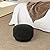 Jennifer Taylor Home Fuji 15" Mushroom Footstool Ottoman Modern, Ebony Black Boucle