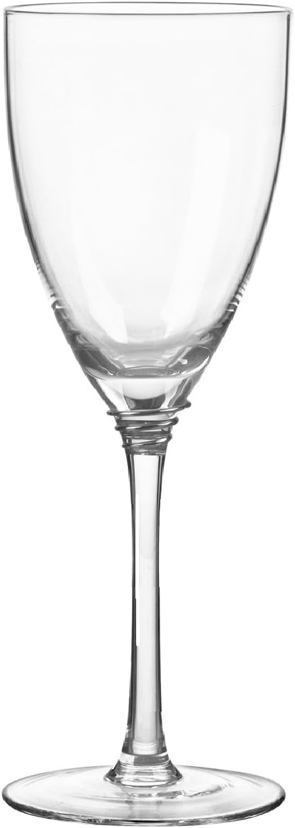 Qualia Glass Helix Goblet, Silver/Clear, 4 Piece