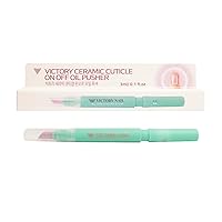 Vista 12 de Empujador de cutícula de cerámica de encendido/apagado para cutículas (marfil)