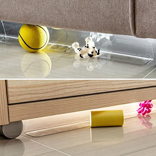 Miniatura 4 de 8 Bloqueadores De Juguetes Para Muebles, Bloqueadores Transparentes De Huecos Debajo De Los Muebles, Placa De Bloqueo Para Mascotas Para Bloqueadores De Huecos Debajo Del Sofá Y La Cama 40 X 4 X 8